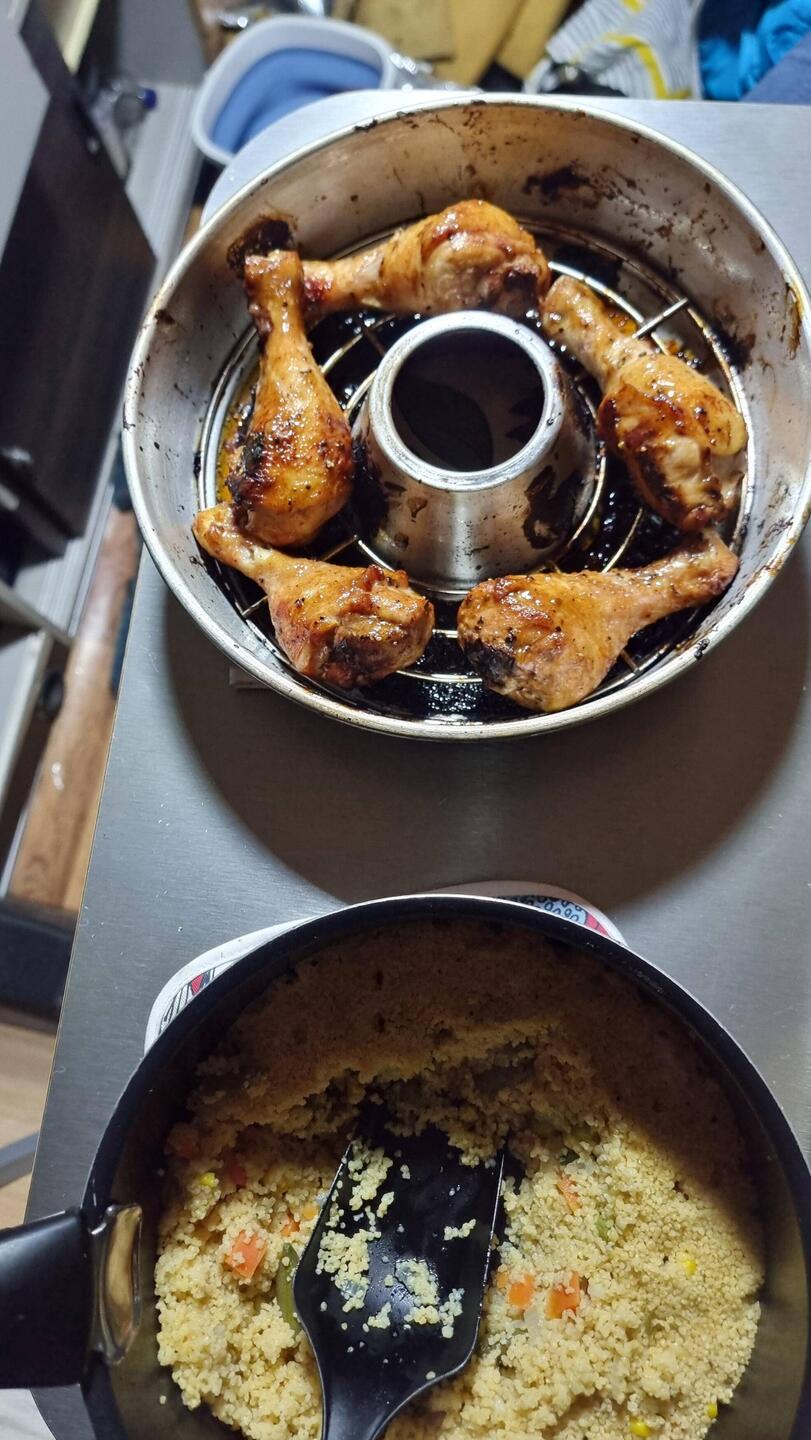 Nach langer Zeit wieder ein Abendessen in der Juse