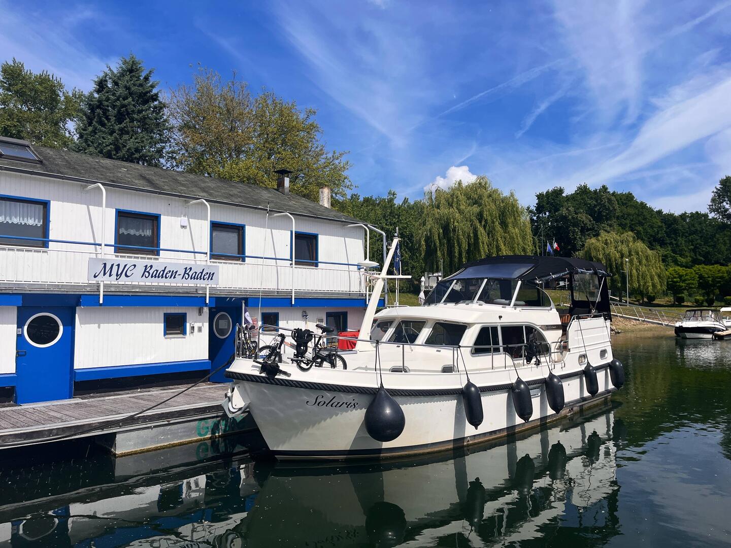 Solaris in der Marina des MYC Baden-Baden