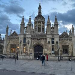 Eingang zum Kings College und zur Cambridge University