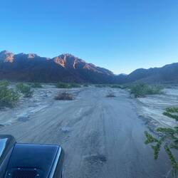 Abendstimmung im dry river bed