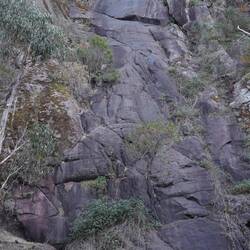Clematis Falls, in der Nebensaison außer Betrieb.