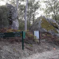 Unsere Ziele: Clematis Falls und Chatauqua Peak.