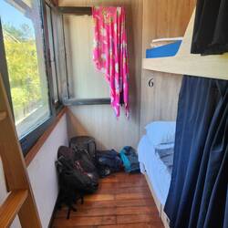 My quiet nook for the night.