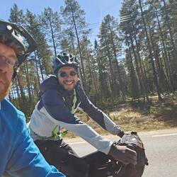 Mit Solal unterwegs.