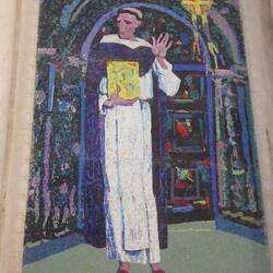 Modern mosaic in the Dominican monastery
