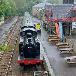 Hawes; the former Victorian railway station, now the Dales Countryside Museum