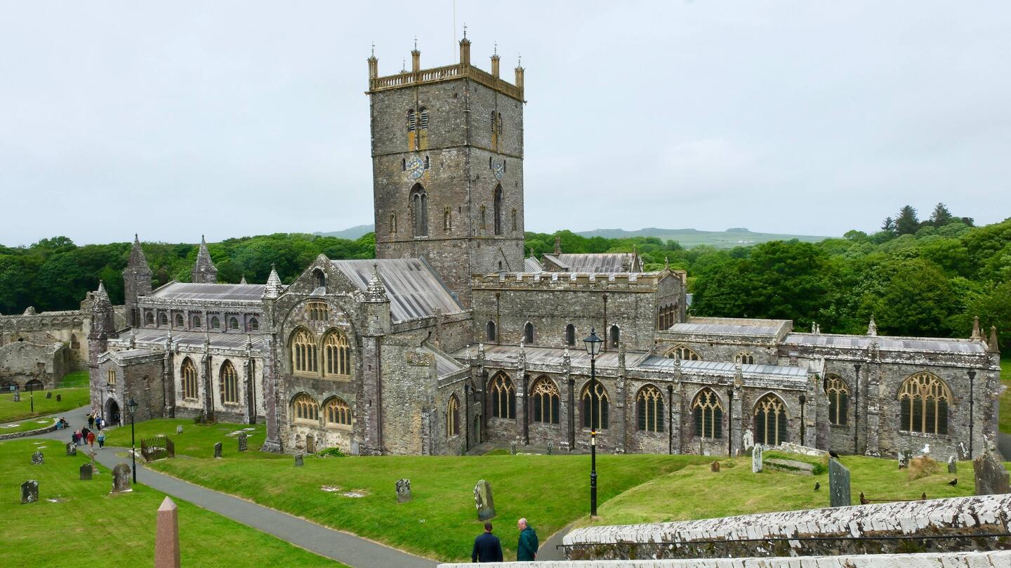 die Kathedrale von St. Davids