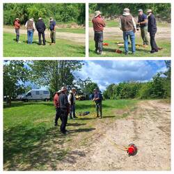 Ralf mit seinem Wurfsack-Workshop