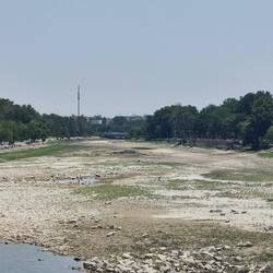 Fluss ziemlich trocken