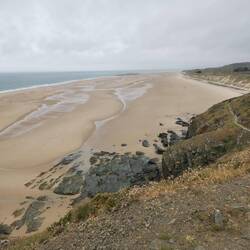 Blick über den Strand und Dünen
