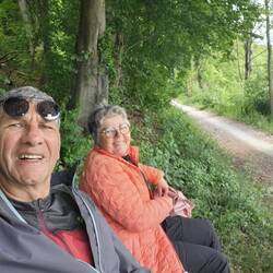 Die Füsse baumeln lassen.