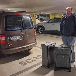 Auto ist abgestellt - los geht's!