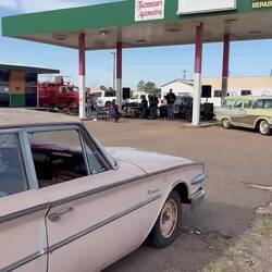 Leider erst angekommen, als das Tankstellen-Konzert bereits beendet war