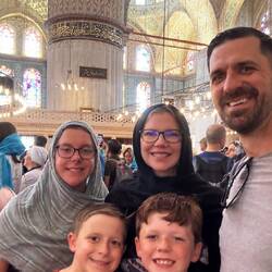Inside Blue Mosque