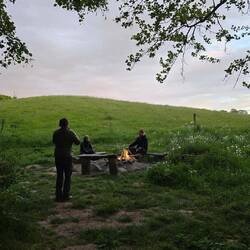 ...am Hessenstein sogar mit Feuerstelle