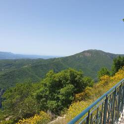 Stemnitsa is the starting point of the Melanon trail. We just enjoyed the scenery.