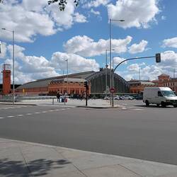 Puerta de Atocha, the southside train station in Madrid