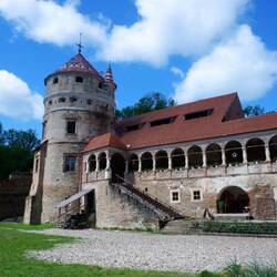 Das restaurierte Schloss Bethlen in Kreisch