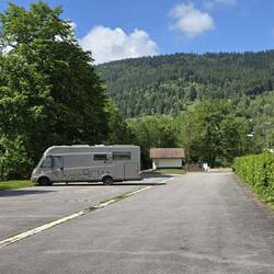 The motorhome aire had plenty of space for big motorhomes