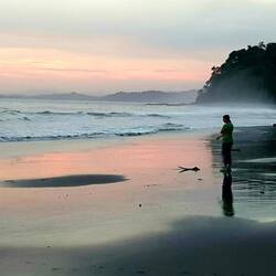 Fantastic sunset at the Pacific.