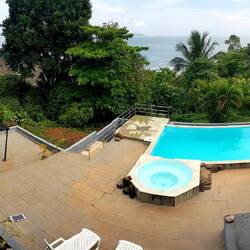 View from our room. Hotel Punta Duarte Inn.