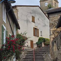 Steps leading up to the church