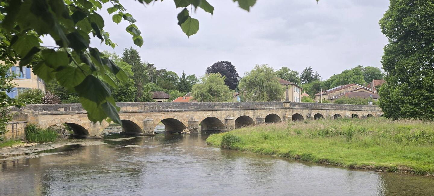 Bridge in Haironville over the river Saulx