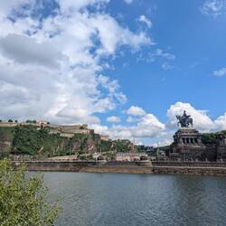 Mit Festung Ehrenbreitenstein