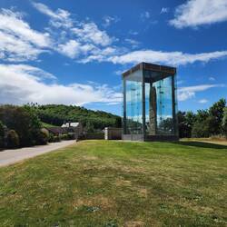 Ancient stone - protected where it has stood for 1000 years