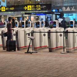 100% electronic passport control