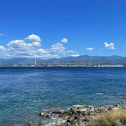 Blick auf die wunderschöne Raffinerie von Milazzo