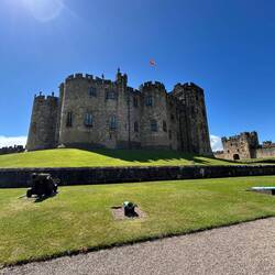Alnwick Castle und unser bisheriges Urlaubswetter