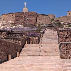 Und bis nach oben waren mächtig viele Stufen...