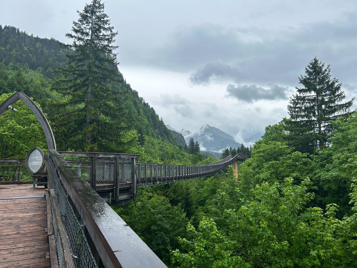 Baumkronenweg im Walderlebniszentrum Füssen
