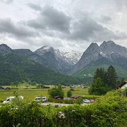 Blick aus dem Schlafzimmerfenster