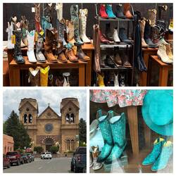 Viele tolle Cowboy-Anziehsachen ...natürlich auch Kirchen, die hier aber nebensächlich sind