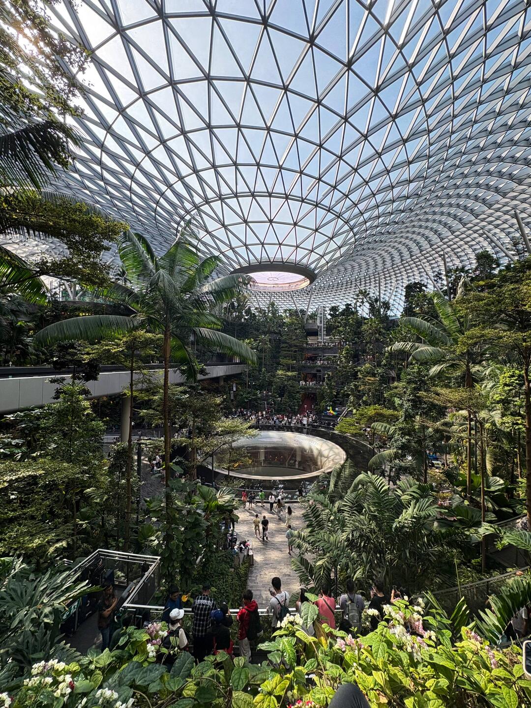 Changi Airport Jewel waterfall