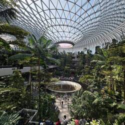 Changi Airport Jewel waterfall