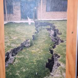 Damage caused by earthquake