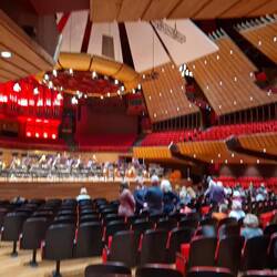 Town hall auditorium