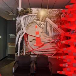 Damage caused by earthquake