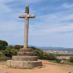 That's Astorga In the distance. Plus 4+Ks to my o/n accommodation