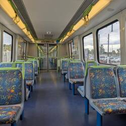 Die Züge meistens leer, obwohl das Tagesticket max. 11 AUD kostet (~7€).