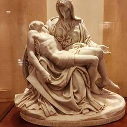 Replica of Michelangelo's Pietà at the John F. Kennedy Library