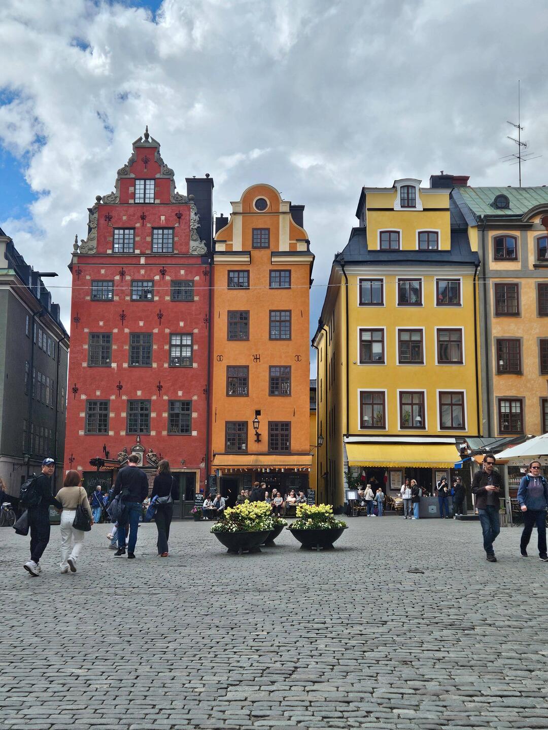 Die berühmten Häuser in Gamla Stan