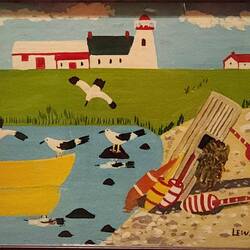 "Lighthouse and the Lobster Trap"