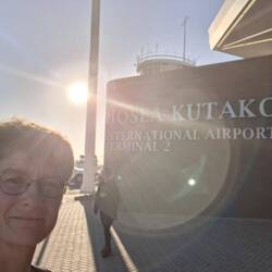 Ankunft am Flughafen in Windhoek