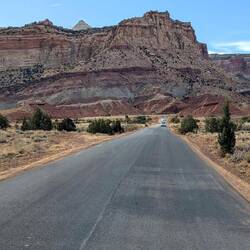 Auf dem noch offenen Teilstück der Scenic Road