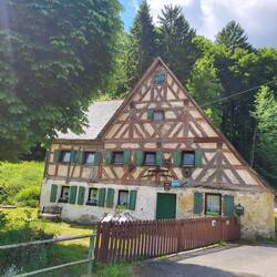 Altes Fachwerkhaus in Algersdorf.