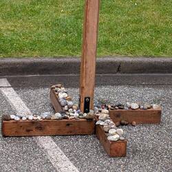 We laid our prayers and troubles at the foot at the Cross